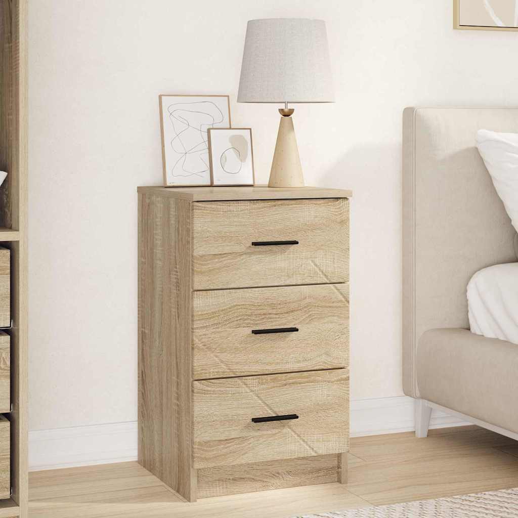 Bedside Cabinet Sonoma oak 38 x 38 x 66 cm Engineered wood
